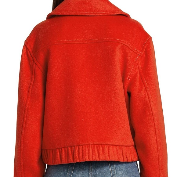 Ganni Cropped Wool Blend Zip Jacket - Picture 2 of 12